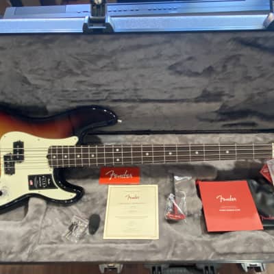 Fender American Ultra Precision P Bass RW Ultraburst #US22041454  8lbs 134.6 oz. USA image 1