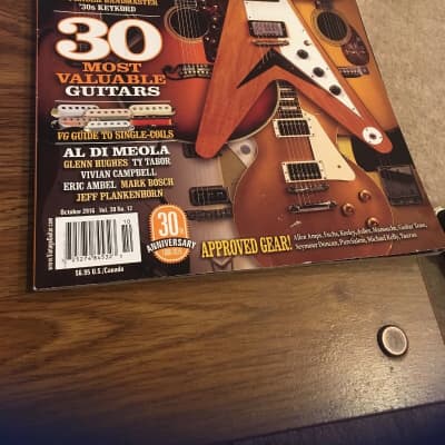 Vintage Guitar Magazine Oct 2016 30 Most Valuable Guitars, guide to Single Coil image 1