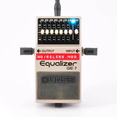 Boss GE-7 Modified Noiseless Equalizer PSA.OK Made In Taiwan 1995 Guitar Effects Pedal Used From Japan #CH09483 image 6