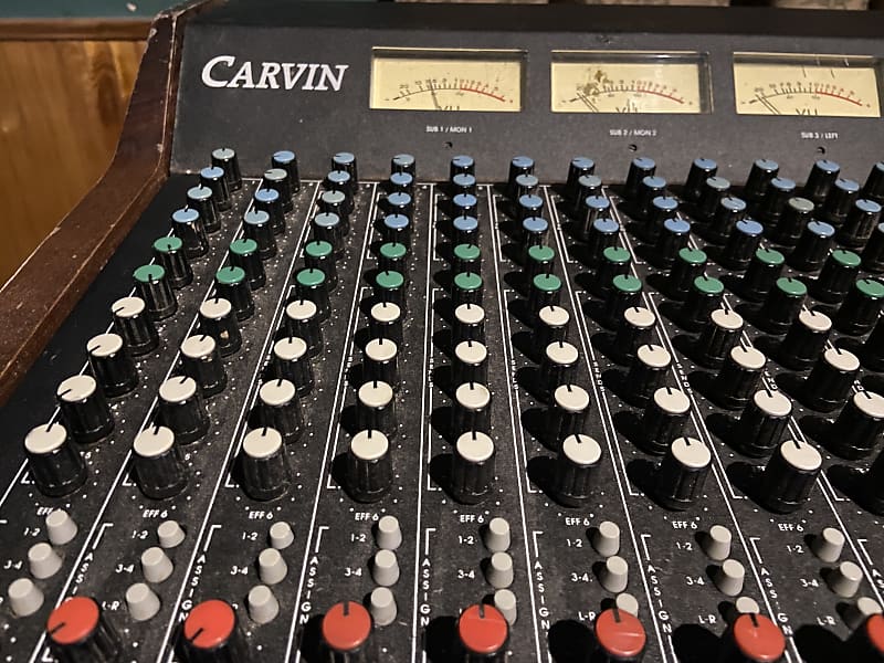 Carvin FX 1244 mixing board 80’s Black and brown Reverb