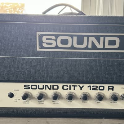 Sound City 120R Head 1970s - Black image 1