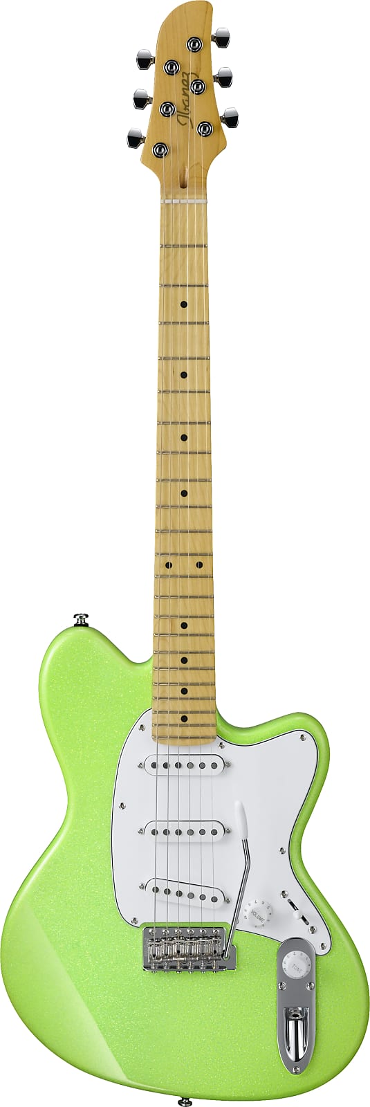 Ibanez YY10 Yvette Young Signature Electric Guitar Slime Green Sparkle