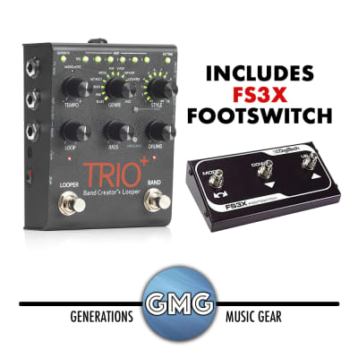 DigiTech TRIO Plus Band Creator + Looper with FS3X 3-Button Footswitch **FREE SHIPPING!** image 1