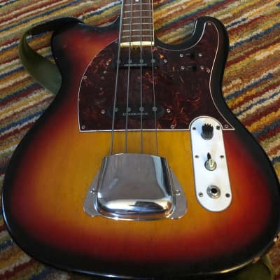 Hohner Rare'78 Hohner Tele Telecaster Vintage Sunburst Bass Guitar image 1