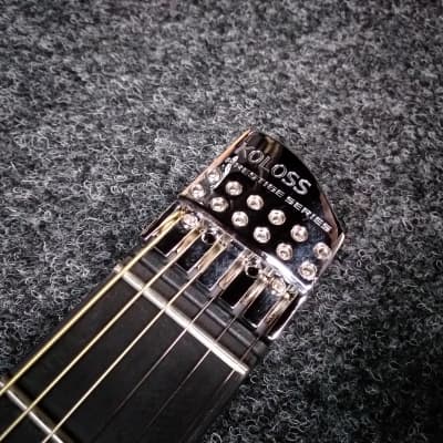 KOLOSS GT-6H Aluminum body headless Carbon fiber neck electric guitar Blue image 3