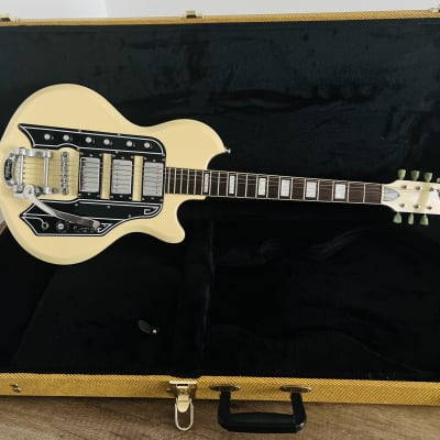 Eastwood Airline 59' Town & Country DLX Vintage Cream Deluxe Reissue image 3