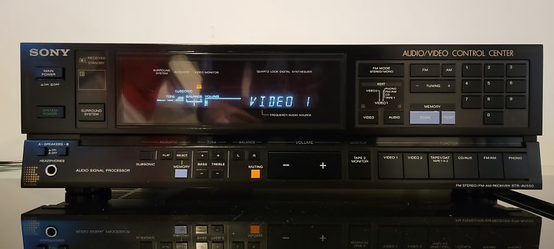 Sony Audio/Video Control Center 2024 AM FM Stereo Receiver STR-AV550