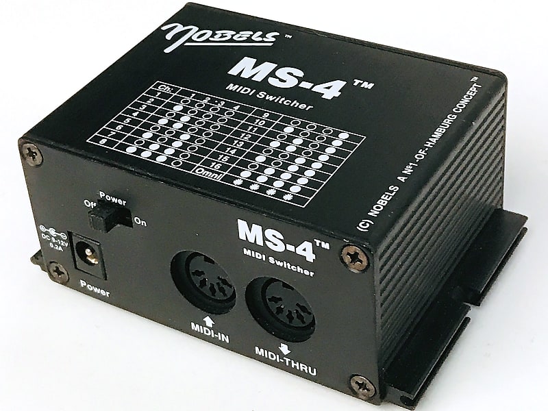 最新品国産【希少】Nobels MIDI Switcher MS-4【スイッチャー】 ギター