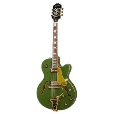 Epiphone Emperor Swingster Hollow Body Guitar - Forest Green Metallic image 2