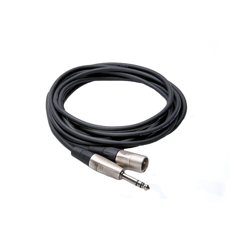 Hosa HSX-010 Pro Cable 1/4"" TRS to XLR Male 10ft image 1