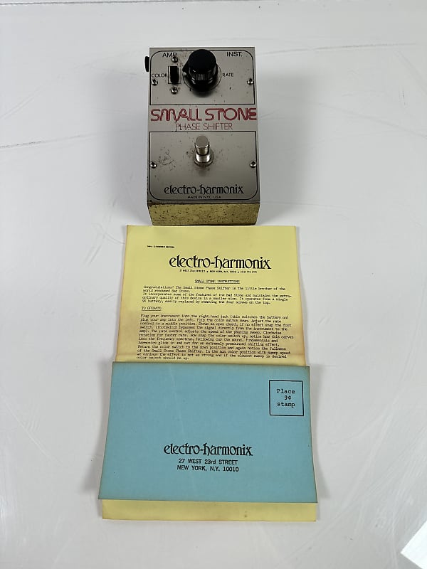 Electro-Harmonix Small Stone EH4800 Phase Shifter 1970s | Reverb