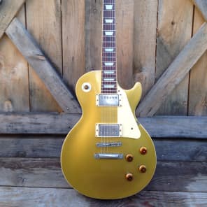 Burny (Fernandes) Gold Top Les Paul 1982-84 Gold Top | Reverb