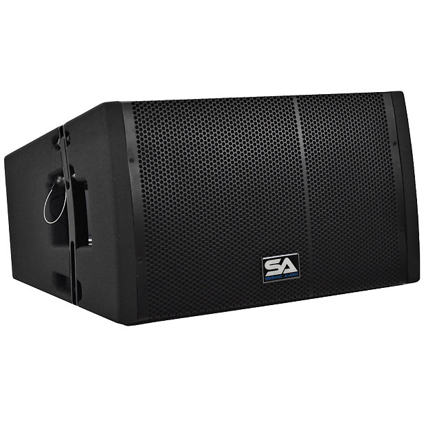 Seismic Audio SAXLP-12A Powered 1x12" 300w Dual Compression Driver Line Array Speaker image 1
