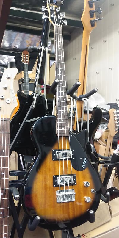 Gretsch Electromatic Sunburst Finish 30" Scale 2 Pickup Bass Guitar -  Big Sound - Very Clean! image 1