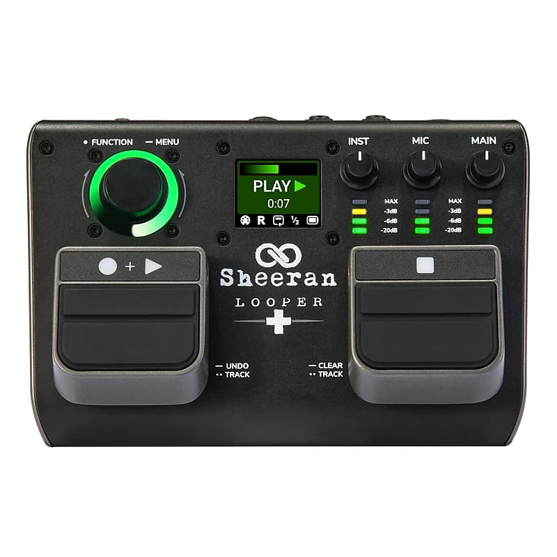 + Dual Track Pedal For Guitar, Bass, Keyboard, Vocals And More, With 128 Loops Storage, 4 Looping Modes, Led Screen And Audio Interface image 1