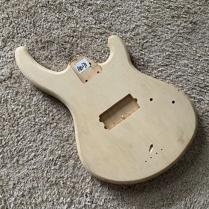 Basswood 4 String Electric Bass Guitar Body Reverb