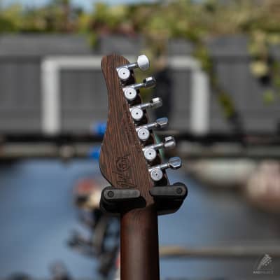 Schecter USA Custom Shop Nick Johnston HSS Atomic Orange Nitro Relic image 7