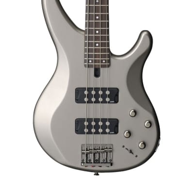 Yamaha TRBX304-PWT Bass Pewter Rosewood Fretboard image 2
