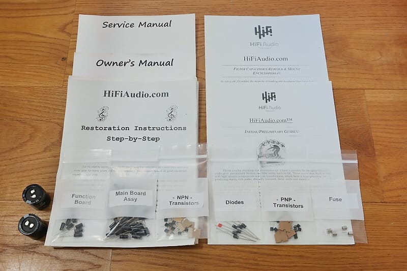 Yamaha CA-410 restoration kit filter capacitor repair rebuild fix  			