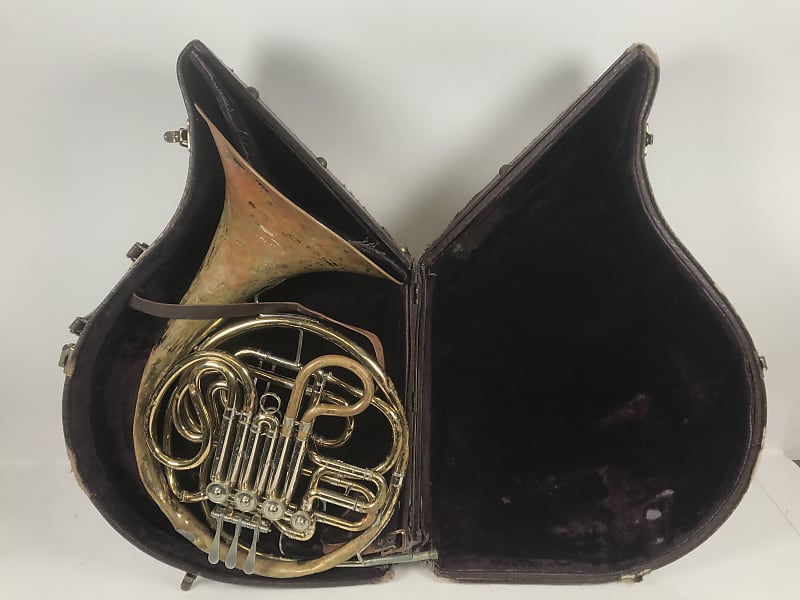 Vintage Double French Horn Unknown Brand