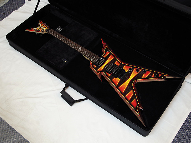 DEAN Razorback Dimebag Floyd Bumblebee Firefly electric | Reverb