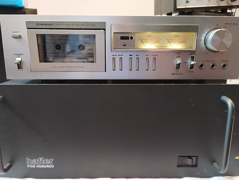 Pioneer CT-F550 cassette deck for parts or repair - 1970&#039;s  			