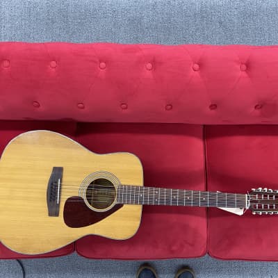 Yamaha FG-413S-12 Solid Spruce Top 12-String Acoustic Guitar Natural with  TKL case | Reverb