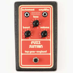 1979 Top Gear Fuzz Sustain - Very Rare Top Gear of England Fuzz Pedal! image 1