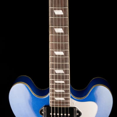 Used Epiphone Limited Edition Riviera Custom P93 Royale Chicago Blue Pearl with Gig Bag image 11