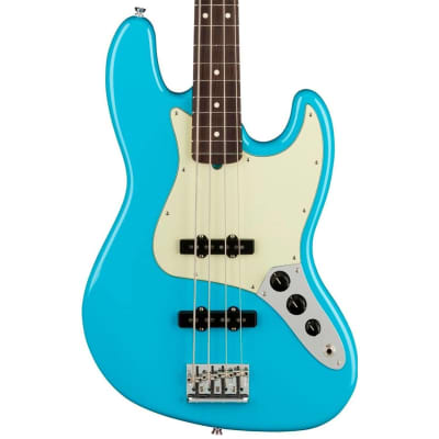 Fender American Professional II Jazz Bass  Miami Blue Roseweood for sale