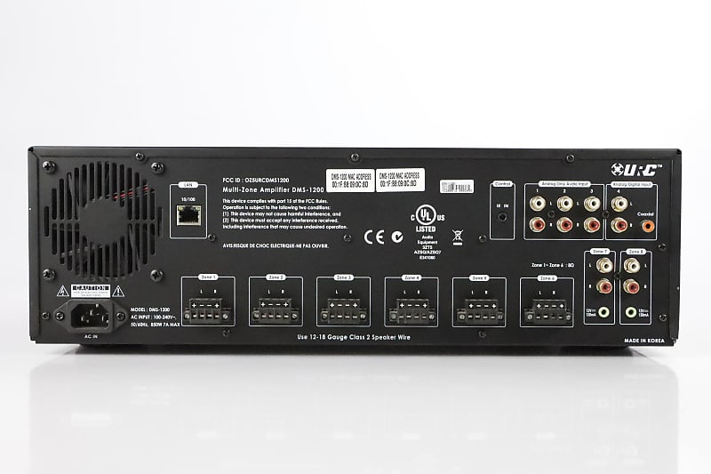 URC DMS-1200 Multichannel Amplifier 12 Channels deals x 50 Watts