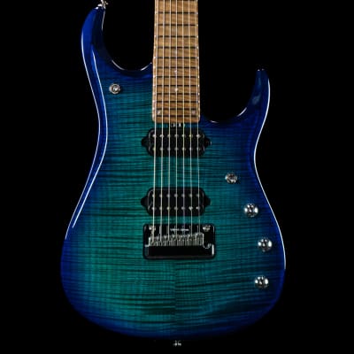 Ernie Ball Music Man JP15 7-String Flame Cerulean Paradise