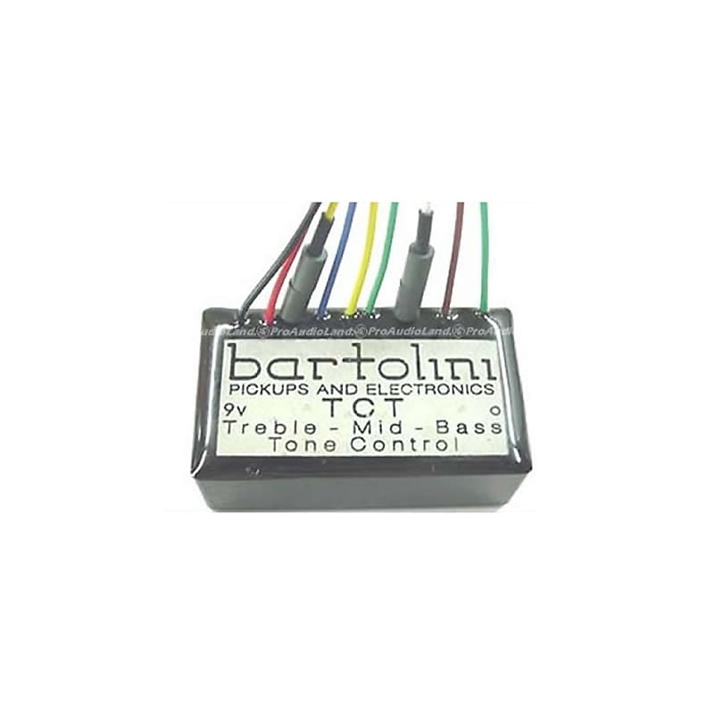 BARTOLINI TCT 3-band Tone Control Preamp w/ 300 Hz Mid Cut image 1