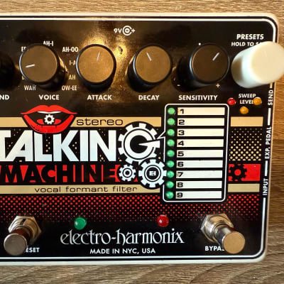 Electro-Harmonix Stereo Talking Machine Vocal Formant Filter