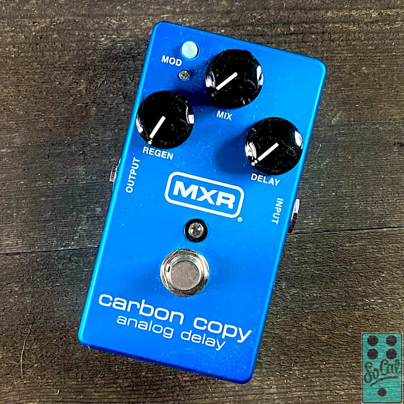 MXR Carbon Copy 45th Anniversary Ikebe Edition! Rare Blue!