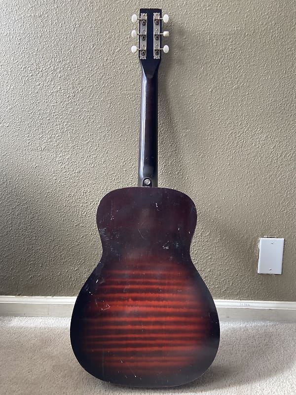 1960s Musicland Sunburst Acoustic Guitar USA (Airline Silvertone