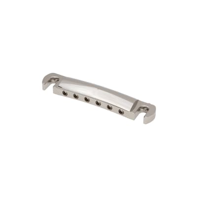 "The Savvy" - Intonated wraparound tailpiece (Polished Nickel) image 1