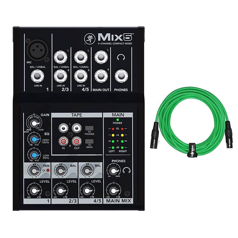 Mackie Mix Series - 5 Channel Compact Mixer