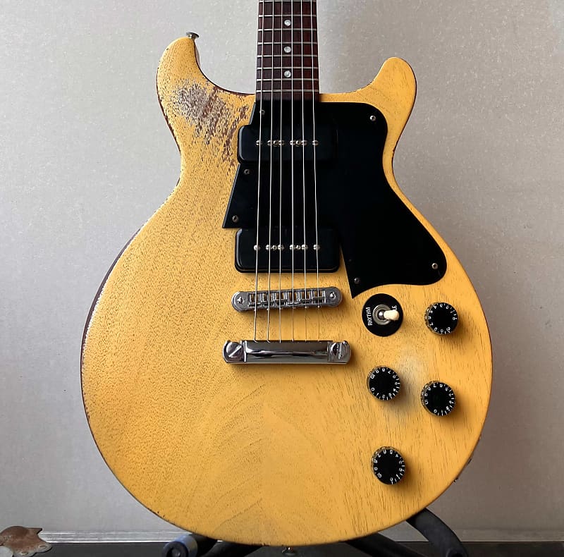 2005 Gibson Les Paul Special Double Cutaway Worn TV Yellow