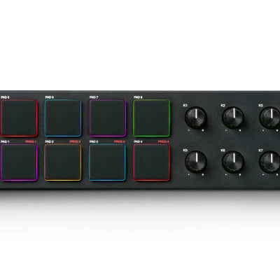 Akai LPD8 MKII MIDI Pad Controller 2022 - Present - Black image 3