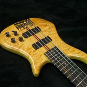 Pedulla Thunderbass ET 5-String Bass Guitar Red Maple Quilt image 9