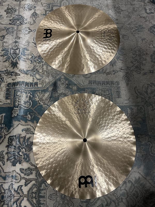 Meinl Pure Alloy sound wave hi hat pair 14” Traditional Reverb