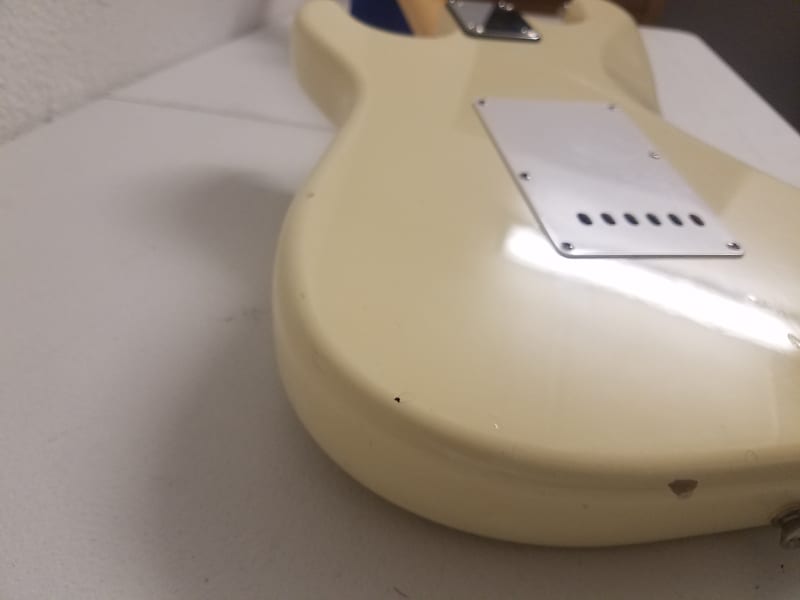 Squier Stratocaster Japan MIJ 1986 Vintage Olympic White 80s | Reverb