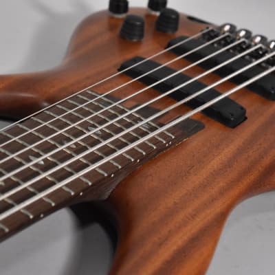 Ibanez Prestige SR5006 Walnut Finish 6 String Bass Guitar w/OHSC image 4