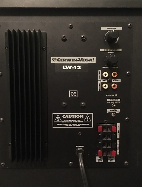 Cerwin-Vega LW-12 powered subwoofer | Reverb