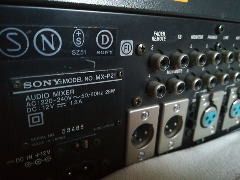 SONY mx p21 アナログミキサー　動作品 SONY mx p21 アナログミキサー 動作品 SONY MX-P21 8 CHANNEL