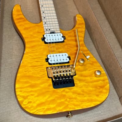 Charvel Pro-Mod DK24 HH FR M Mahogany with Quilt Maple Electric Guitar image 6