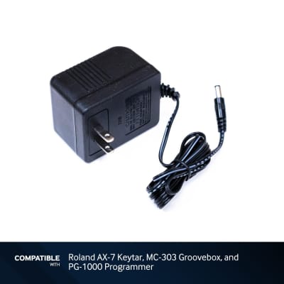 Power Adapter for Roland AX-7 Keytar, MC-303 Groovebox, PG-1000 Programmer
