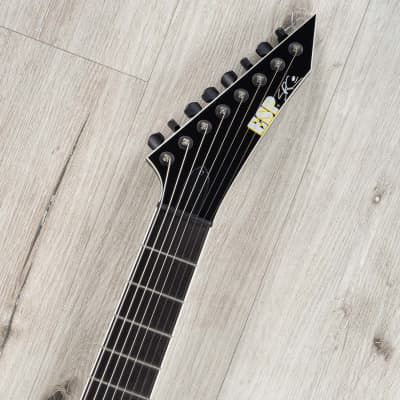 ESP STEF B-8 Stephen Carpenter Signature Baritone 8-String Guitar, Ebony Fretboard, Black image 8