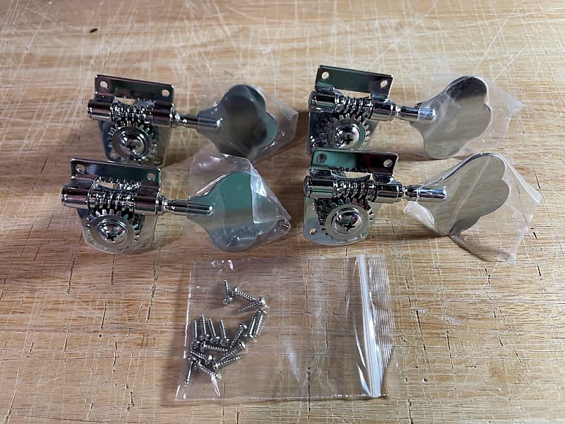 Fender Player Jazz Bass Tuning Machines 2021 Chrome Reverb